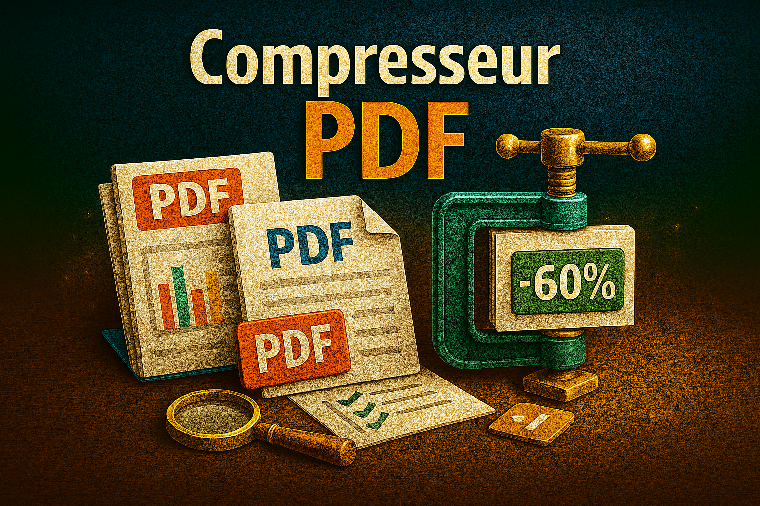 Compresseur PDF - Réduire la taille de vos PDF gratuitement